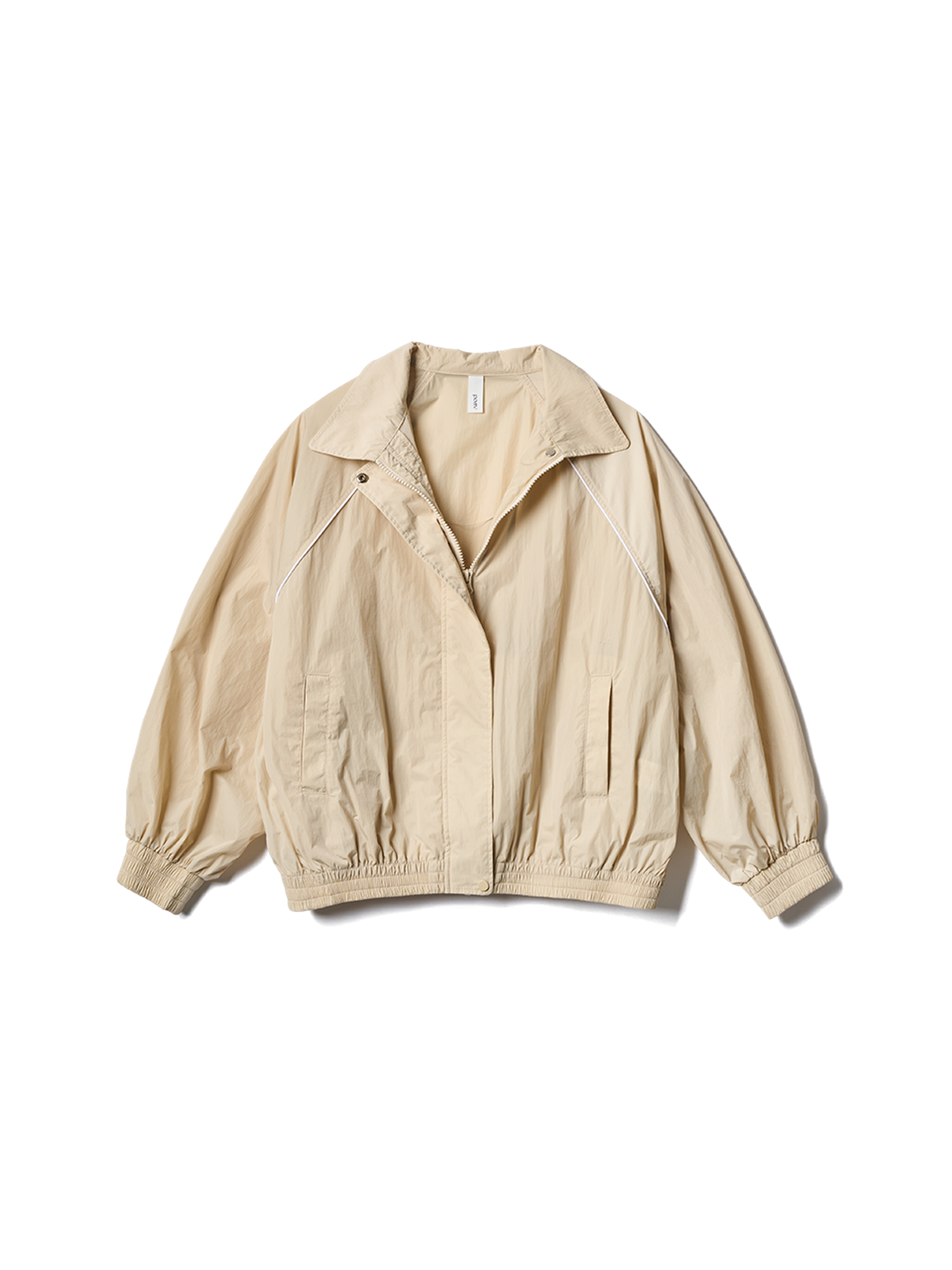 Poev Piping Nylon Blouson Jacket
