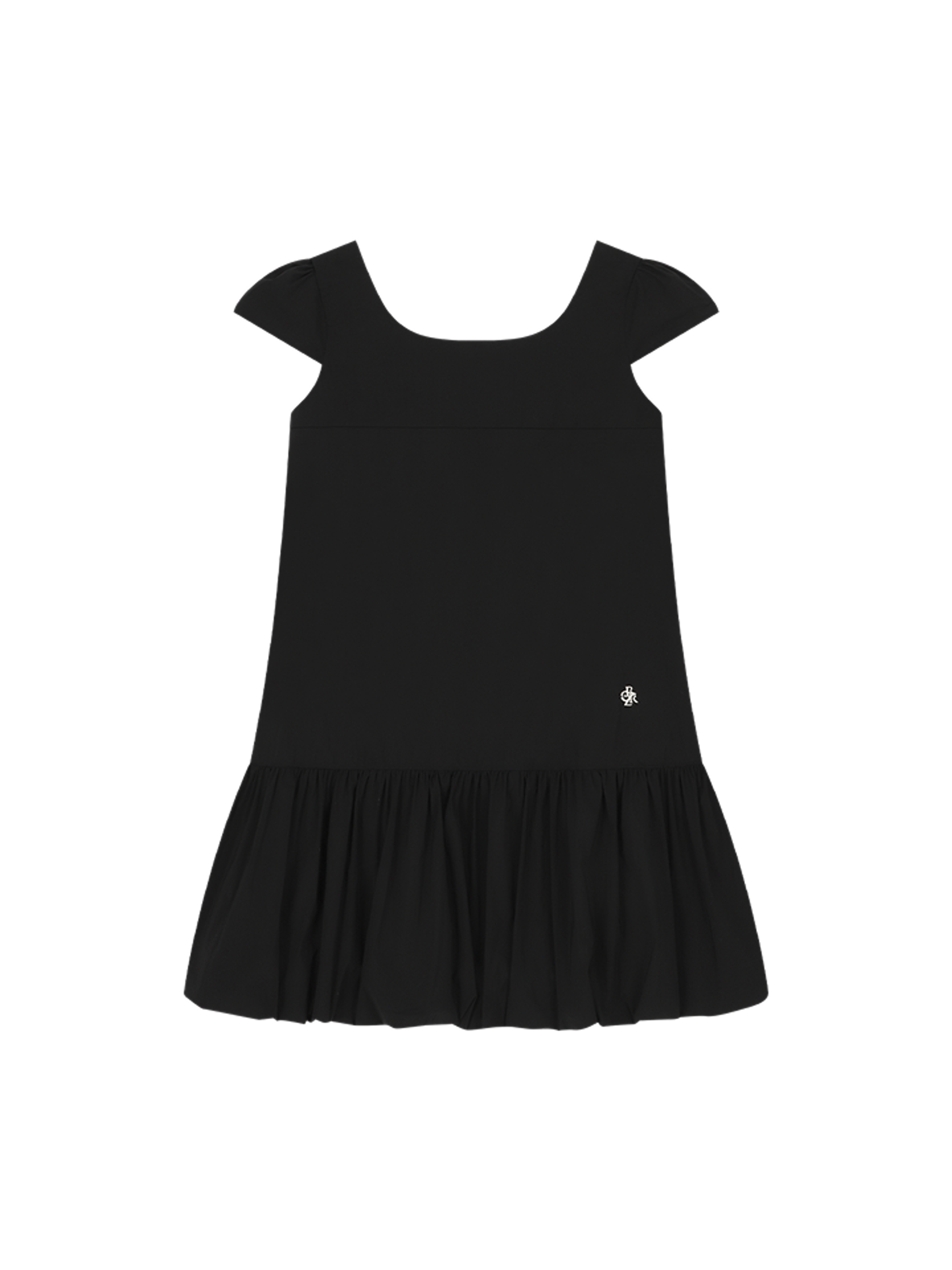 CITYBREEZE SQUARE-NECK BALLOON MINI DRESS