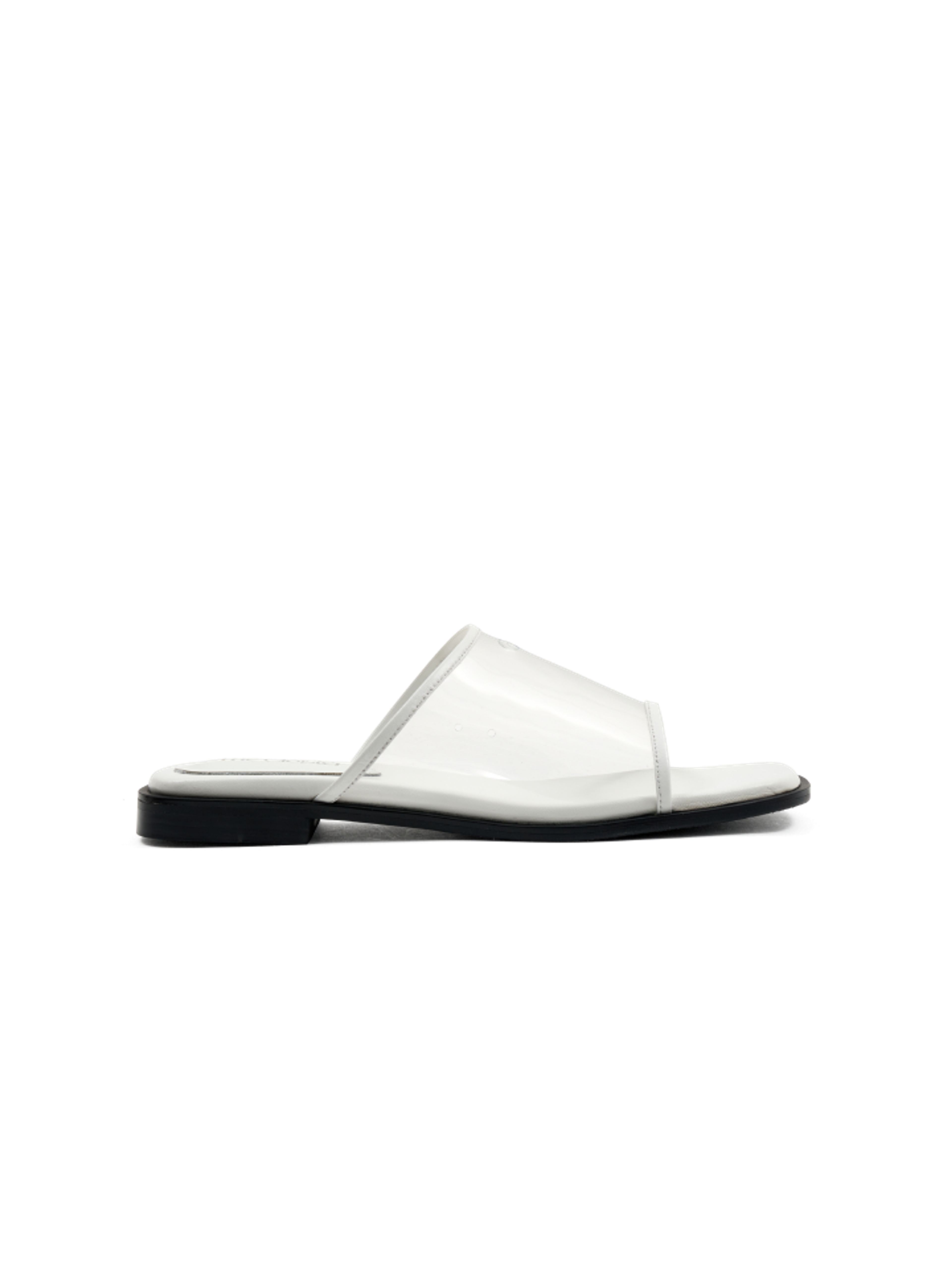 THE CLOISTER CLEAR SQUARE TOE SLIDE