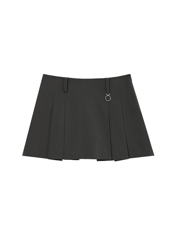 Covernat Юбка-шорты Pleated Skirt Pants Charcoal