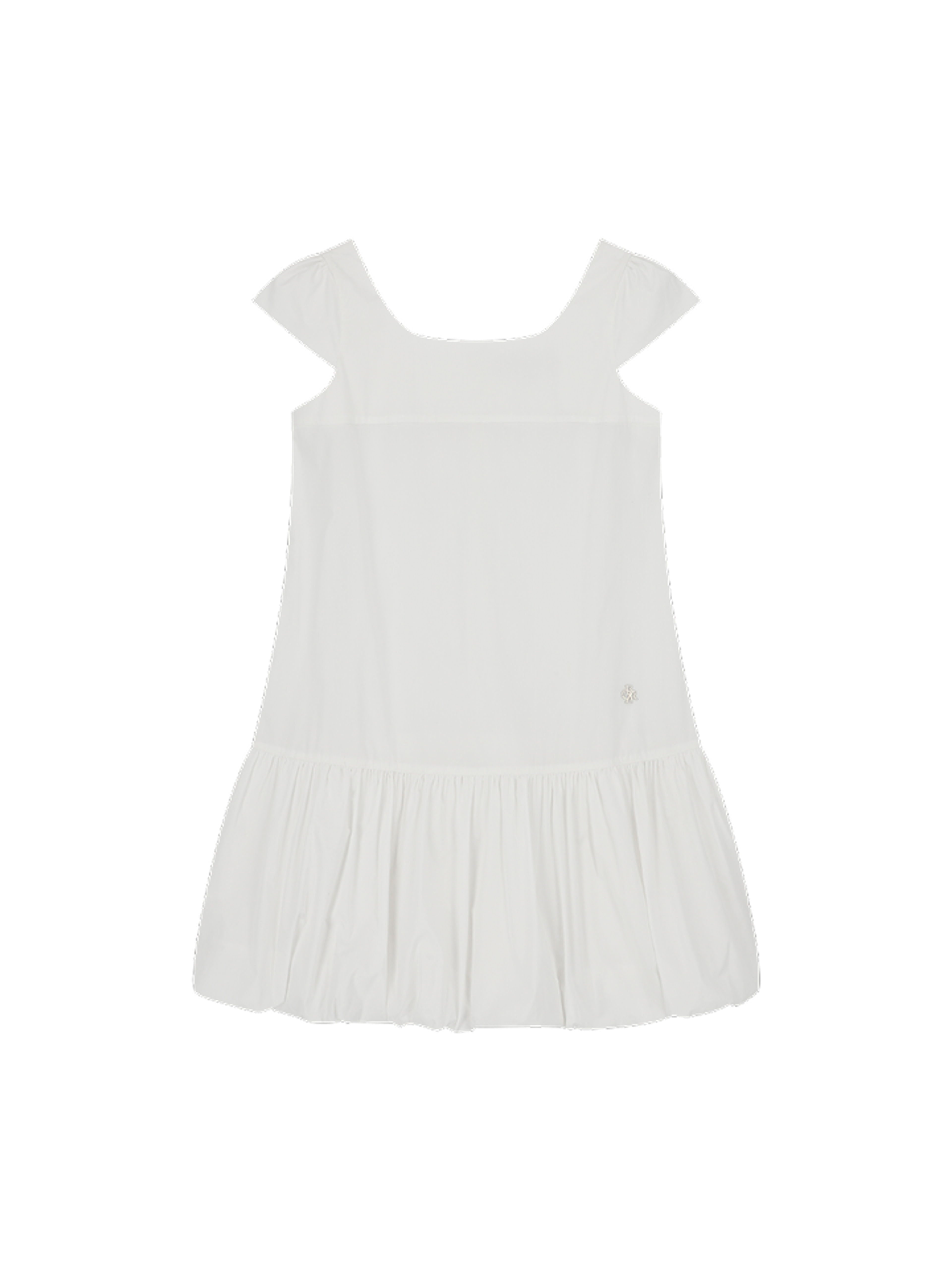 CITYBREEZE SQUARE-NECK BALLOON MINI DRESS