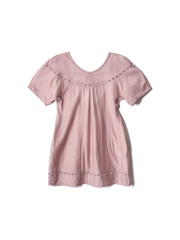 Poev Balloon Sleeve Lace Dress