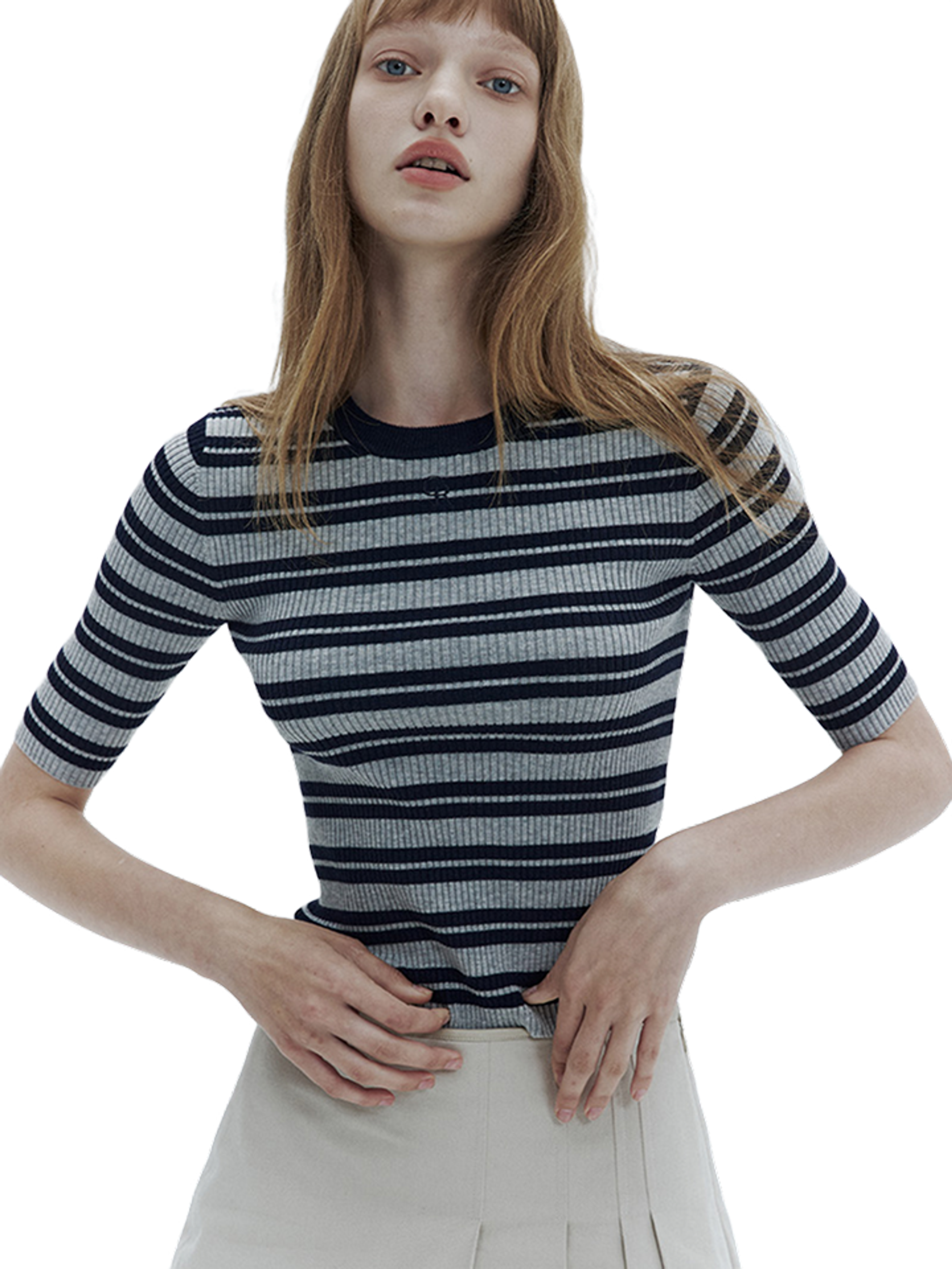 Citybreeze Трикотажный топ с рукавом SYMBOL LOGO